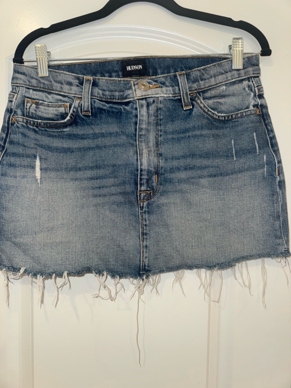HUDSON Jean Mini Skirt